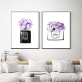 Purple Girls bedroom Art Set I 07 -3 Pieces