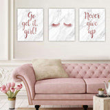 GO GET IT Canvas Art Set I 03 -3 Pieces