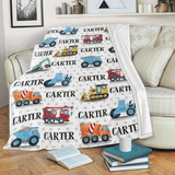 Custom Name Fleece Blanket 07