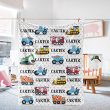 Custom Name Fleece Blanket 07