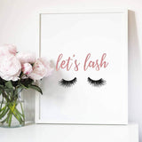 Lash studio decor Art Set I 09 -2 Pieces