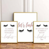 Lash studio decor Art Set I 09 -2 Pieces